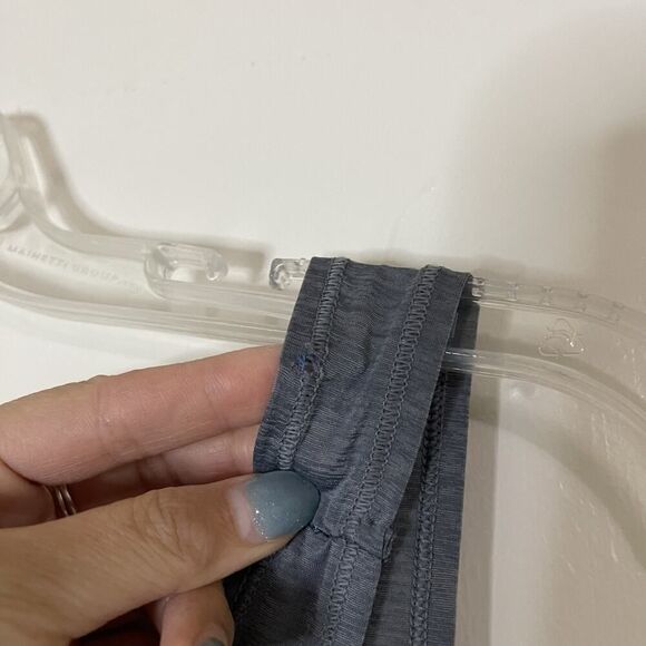 Lululemon re-energized indigo Gray cross back loose yoga tank top size 12 - Picture 2 of 5